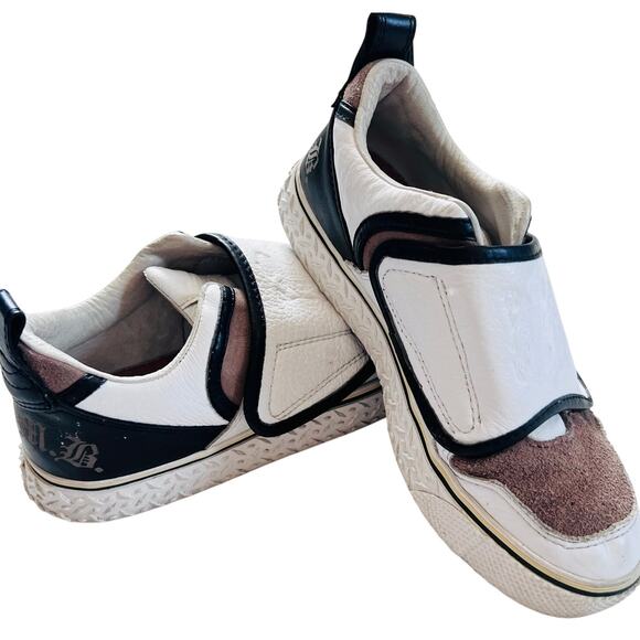 Vintage L.A.M.B. by Gwen Stefani Sneakers Women 6 Cashmere Slip On Velcro Straps - Picture 1 of 9